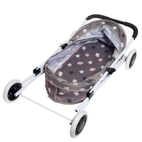 Детска количка за кукли с гумени колела
