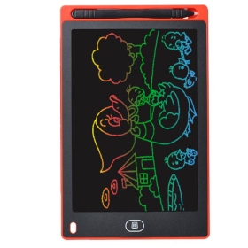 Детски таблет за рисуване с цветен дисплей, 28.5x18.5см, червен