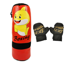 Детска боксова круша с ръкавици , 50 х 15 см