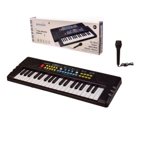 Детски електронен синтезатор с микрофон - 37 клавиша