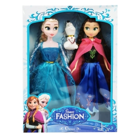 Комплект кукли Анна и Елза  Леденото кралство, с олаф