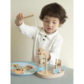 Детска дървена играчка - риболов