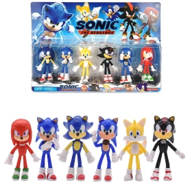 Комплект фигури Sonic 6 бр