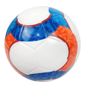 Футболна топка, номер 5, син/оранжев