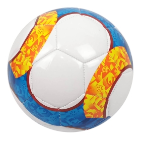 Футболна топка, номер 5, син/жълт