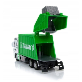Детски боклукчийски камион, с метална каросерия, зелен, Без опаковка!