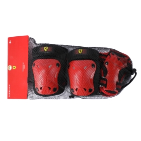 Комплект налакътници, наколенки и протектори за дланите Ferrari – размер XS