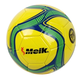 Футболна топка, номер 5, жълта, Meik