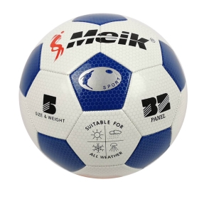 Футболна топка, размер 5, Синя, Meik класик