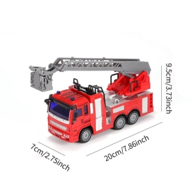 Камион пожарна с дистанционно управление и светлини