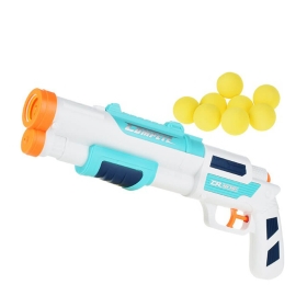 Детска пушка, с топчета и вода, 2 в 1