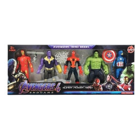 Комплект фигурки Avengers, с оръжие, 5 броя
