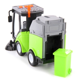 Детски камион за боклук метачка, зелена