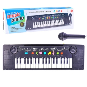 Детски електронен синтезатор, С микрофон 37 клавиша