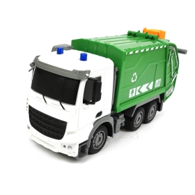 Детски камион за боклук, С дистанционно управление, Презареждащи батерии