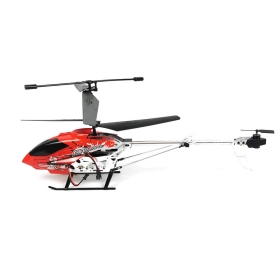 Хеликоптер, С дистанционно управление, Презареждащи батерии, Червен
