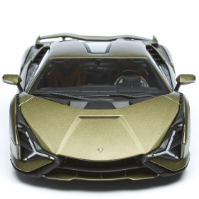 Метален автомобил, Lamborghini Sian, Със звук и светлини, Златист