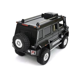 Детски джип Mercedes UNIMOG, Метален, Отварящи се врати, Черен, Без опаковка