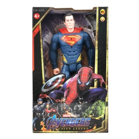 Фигура Superman, със светлини и звуци, черен