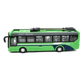 Детски автобус, С дистанционно управление, Зелен