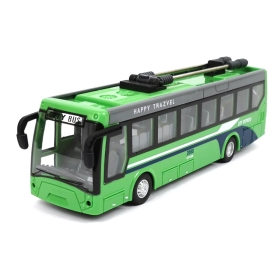 Детски автобус, С дистанционно управление, Зелен