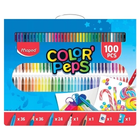 Комплект за оцветяване Maped, Color Peps, 100 части