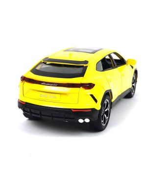 Метален джип Lamborghini Urus SUV, С отварящи се врати, Жълт