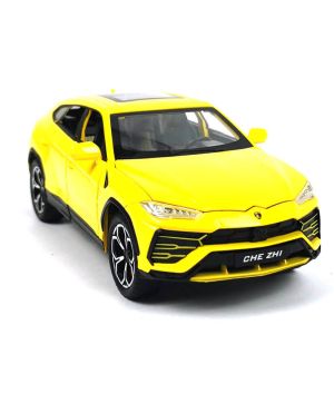 Метален джип Lamborghini Urus SUV, С отварящи се врати, Жълт