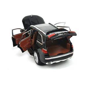 Метален джип mercedes-maybach gls 600, С отварящи се врати, Черен