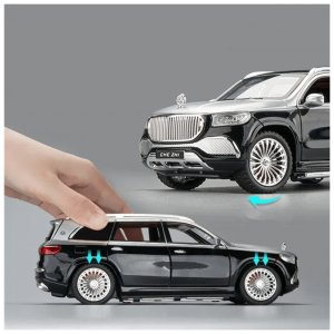 Метален джип mercedes-maybach gls 600, С отварящи се врати, Черен