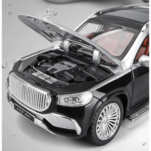 Метален джип mercedes-maybach gls 600, С отварящи се врати, Черен