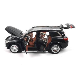 Метален джип mercedes-maybach gls 600, С отварящи се врати, Черен