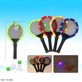 Комплект тенис ракета, Светещи, С перце и топки