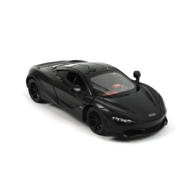 Метална кола McLaren 720S, със звук и светлини, Черна, Без опаковка