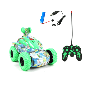 Детска количка с дистанционно, Презареждащи батерии, Зелена