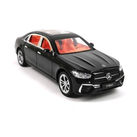 Метален автомобил Mercedes Benz C Class, Черен, Без опаковка