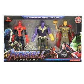 Комплект фигурки Avengers, С оръжие, 3 броя