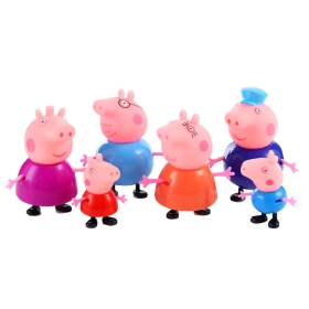 Комплект фигурки, Peppa Pig, Pepa Family 14 бр