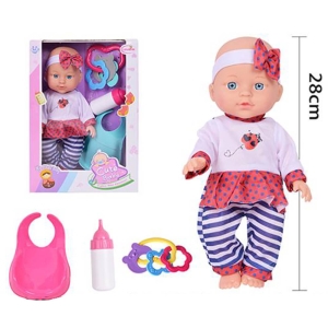 Кукла бебе, С дрънкалки и аксесоари