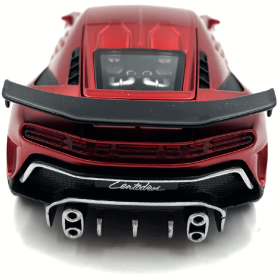 Метална кола Bugatti Veyron, с отварящи се врати, червена