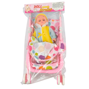 Детска количка за кукли, С кукла, Лятна 