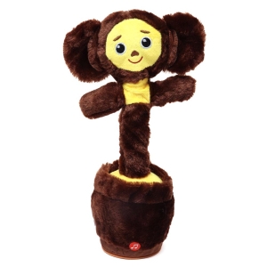Танцуваща маймуна, Повтарящ думите, Пее, Чебурашка, 33cm