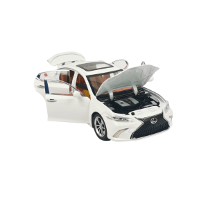 Автомобил Lexus ES, Метален, Звук, Светлини, 1:24, Бял, Без опаковка