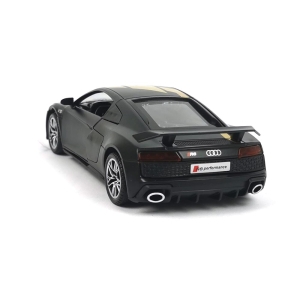 Детски автомобил Audi R8, Метален, С отварящи се врати, 1:32, Черен, Без опаковка