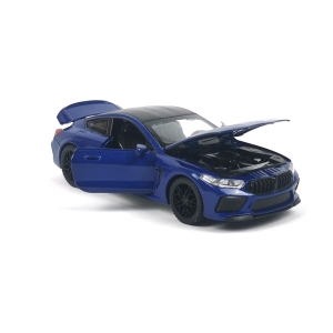 Метална количка BMW M8, 1:32, Синя, Без опаковка