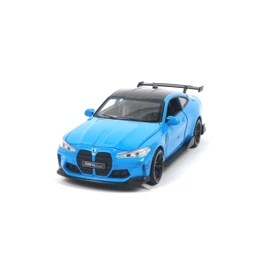 Метална количка BMW M4, 1:32, Синя, Без опаковка