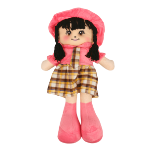 Мека кукла, Парцалена, Кафяв, 57 см