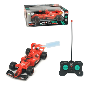 Детска кола Формула 1, С дистанционно, Пушек, Червена