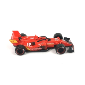 Детска кола Формула 1, С дистанционно, Пушек, Червена