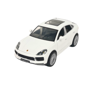 Метална кола Porsche Cayenne, С отварящи се врати, 1:24, Бяла, Без опаковка
